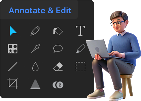 Screenshots, Screen Recording, and Image Editing tools