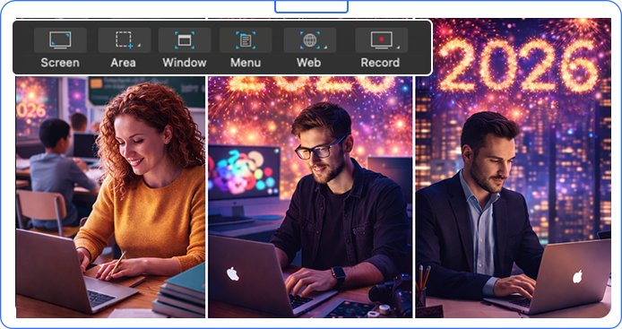 Screenshots, Screen Recording, and Image Editing tools