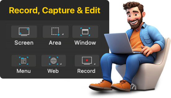 Screenshots, Screen Recording, and Image Editing tools