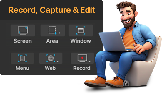 Screenshots, Screen Recording, and Image Editing tools