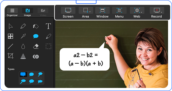 Screenshots, Screen Recording, and Image Editing tools